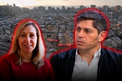 Kicillof cambió su postura sobre Gaza para frenar la fuga del voto hacia Bregman