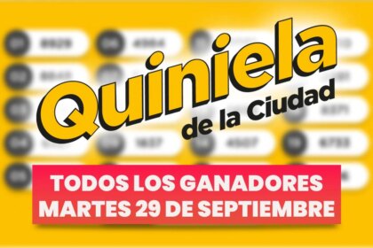 Quiniela Nacional: todos los números ganadores del martes 29 de septiembre