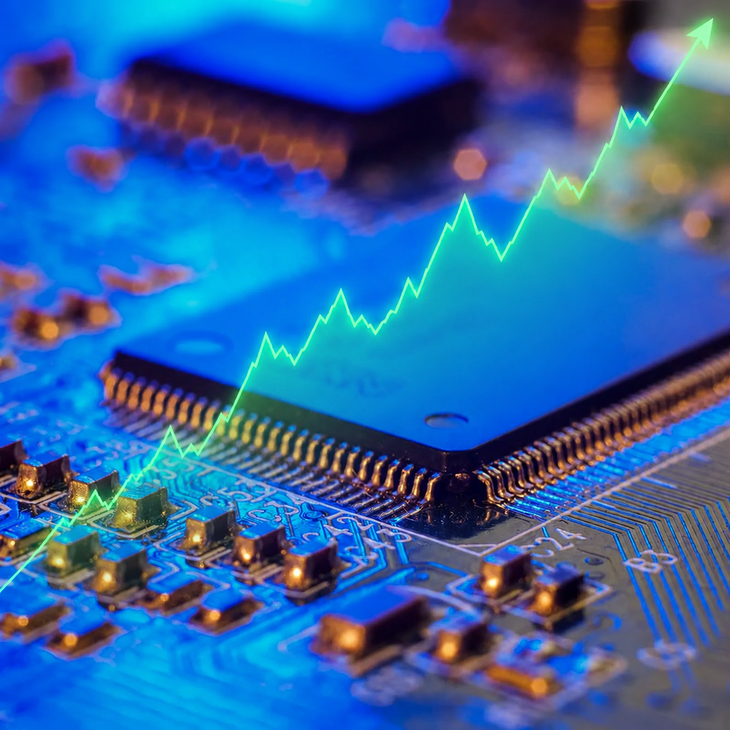 La magnitud del fenómeno se explica porque el boom de la IA necesita mucho más que software. Los semiconductores es uno de los sectores vinculados