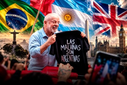 Lula da Silva posó con una remera de “Las Malvinas son argentinas” después de firmar pactos militares con Reino Unido