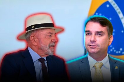 Flávio Bolsonaro cerró su campaña con una multitudinaria caravana de motos y un mensaje de apoyo a su padre
