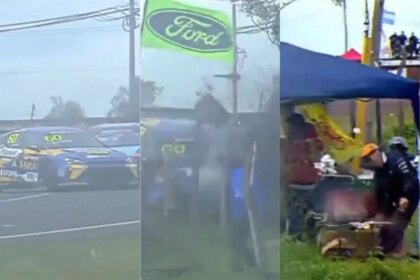 Violento accidente en el TCR South America: un piloto chocó contra las defensas y un neumático hirió a un espectador