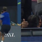 Insólito: Daniil Medvedev fue descalficado del ATP 500 de Beijing ante Djokovic por pegarle un pelotazo a un espectador
