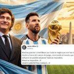 Milei homenajeó a Lionel Messi: “Gracias por toda la magia que nos regalaste”