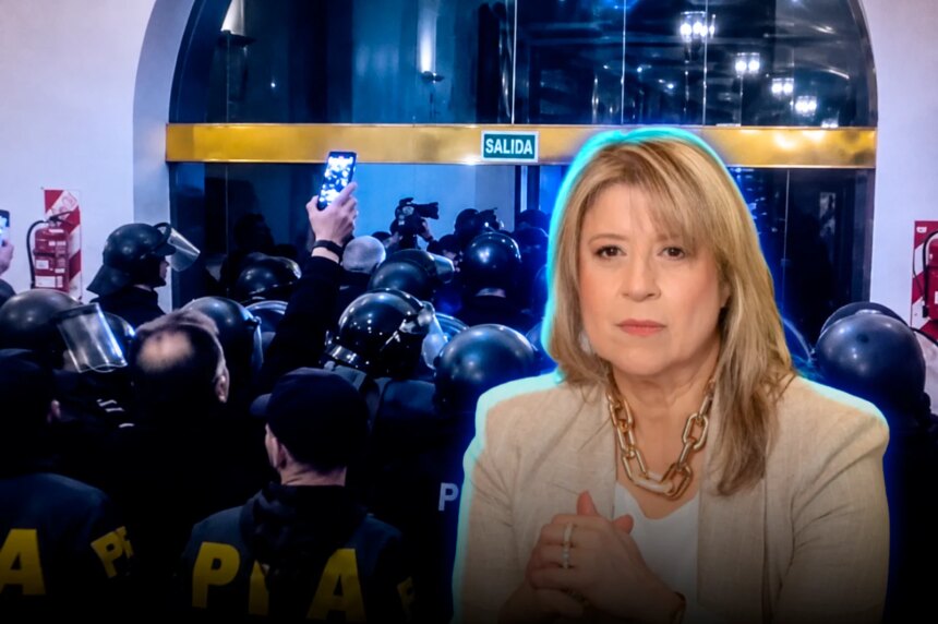 La Policía Federal desalojó a un grupo de militantes kirchneristas que intentaron tomar la Secretaría de Educación