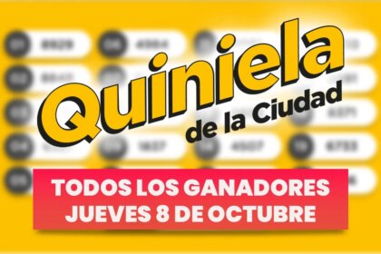 Quiniela Nacional: todos los números ganadores del jueves 8 de octubre