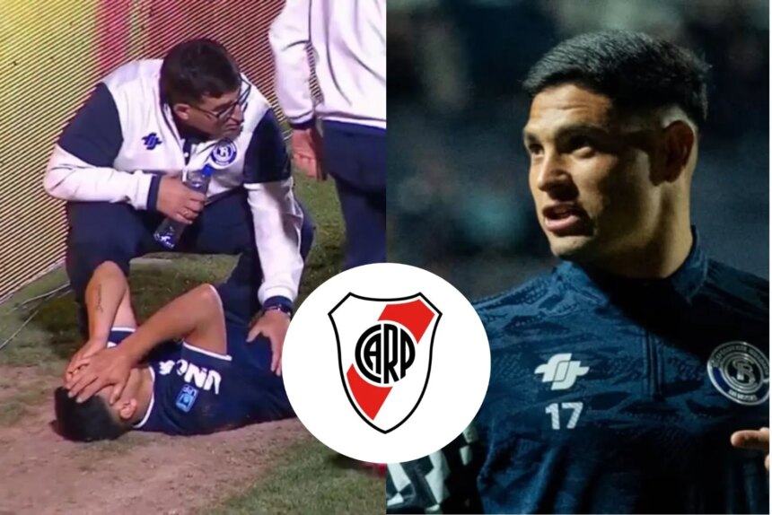 Maximiliano Salas se operará de la rodilla y volverá a River tras su grave lesión