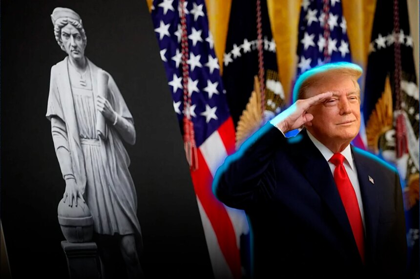 Trump reivindicó a Cristóbal Colón y acusó a la izquierda de intentar borrar la historia de Estados Unidos