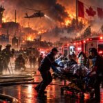 Un devastador incendio en una base militar de Canadá dejó múltiples muertos y heridos