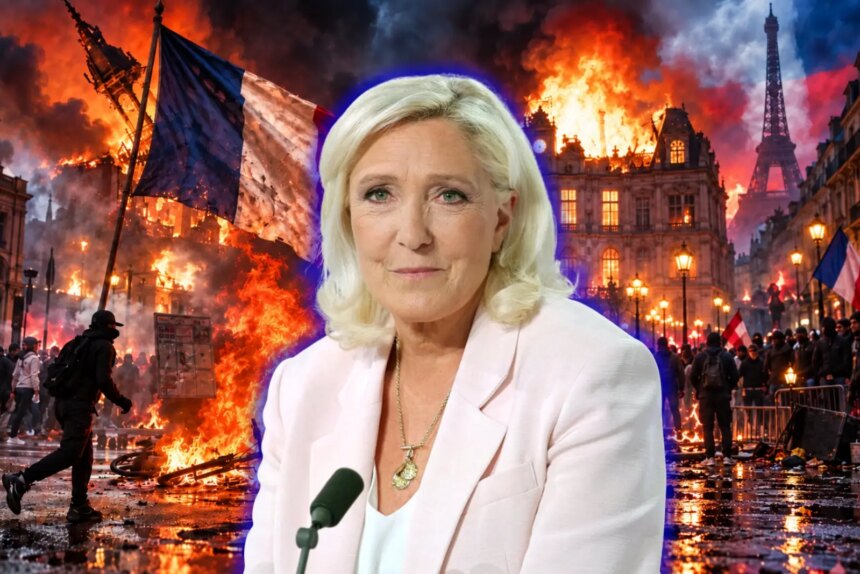 Marine Le Pen criticó a la extrema izquierda por los disturbios en Francia: “Buscan precipitar al país en el caos”