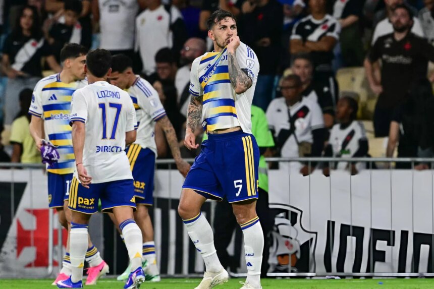 Boca le ganó 3-1 a Vasco da Gama en el Maracaná y es finalista de la Copa Sudamericana