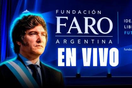 EN VIVO: Milei brinda un discurso en la cena de fin de año de la Fundación Faro