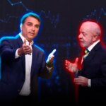 Flavio bolsonaro en pleno debate: “Lula, tus políticas no sirven si das con una mano y quitás con los nueve dedos”
