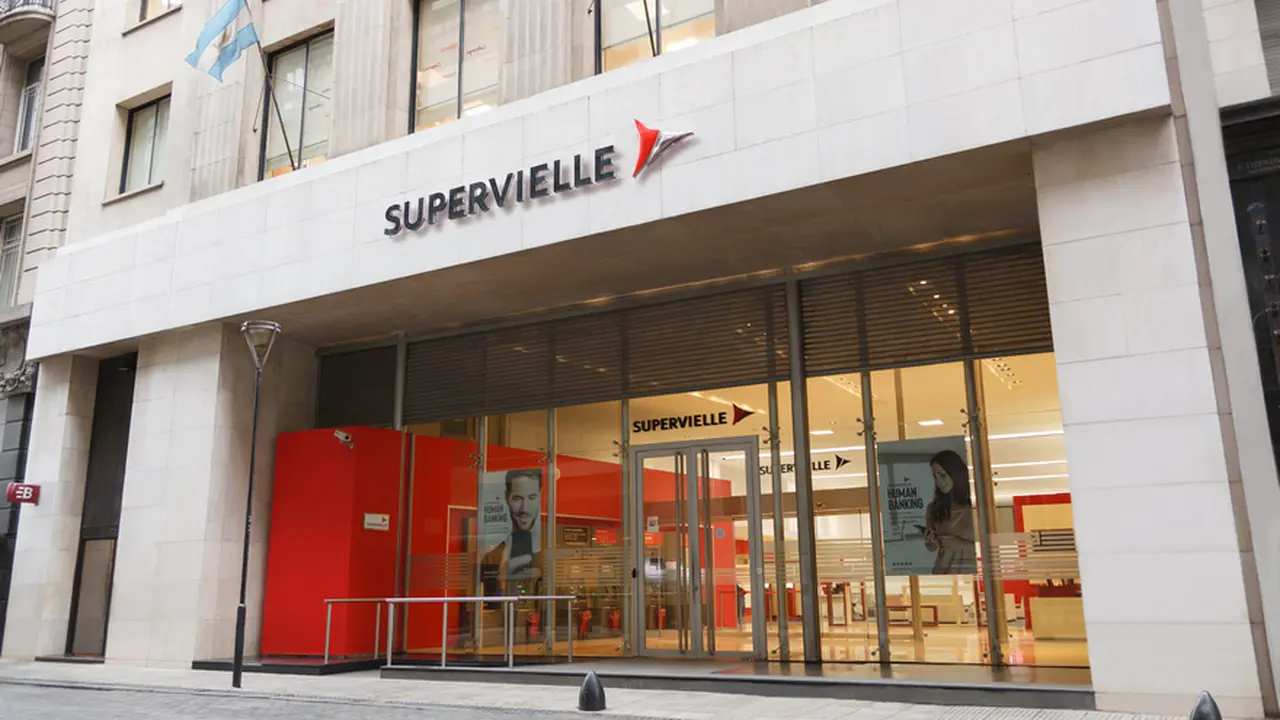 Fachada de sucursal de Supervielle. Foto gentileza de Supervielle